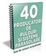 Lista cu principalii 40 de producatori de rulouri si sisteme parasolare