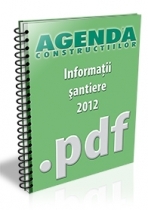 Informatii despre santiere, lucrari si investitii - octombrie 2012