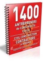 Lista cu principalii 1400 antreprenori de constructii civile 2019