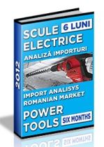 Analiza importurilor de scule electrice - semestrul I 2012