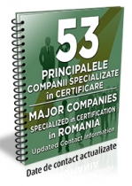 Lista cu principalele 53 de companii specializate in certificare