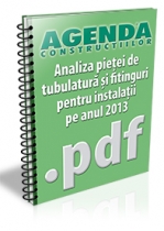 Analiza pietei de tubulatura si fitinguri pentru instalatii pe anul 2013