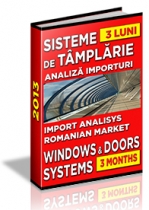 Analiza importuri sisteme de tamplarie si export de ferestre - trimestrul I 2013