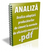 Analiza adaptarii producatorilor de ciment la normele de eficienta energetica