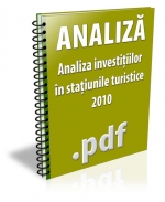 Analiza investitiilor in statiunile turistice 2010