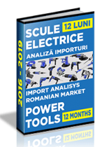 Analiza importurilor de scule electrice - 2018