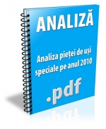 Analiza pietei de usi speciale pe anul 2010