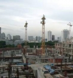 BRAILA: Se executa structura de rezistenta a unui ansamblu cu sapte blocuri