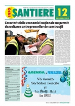 GRATUIT! Revista INFO-Santiere - editia 12 (Decembrie 2010)