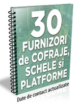 Lista cu principalii 30 de furnizori de cofraje, platforme si schele metalice