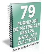 Lista cu principalii 79 furnizori de materiale pentru instalatii electrice