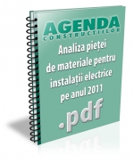 Analiza pietei de materiale pentru instalatii electrice pe anul 2011