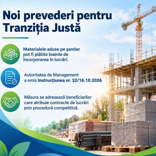 Schimbare în PDD și PTJ: Firmele încasează mai repede banii pe materiale și echipamente