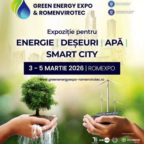 Green Energy Expo & Romenvirotec 2026: Ediție România - Rep. Moldova, cu proiecte reale și colaborare