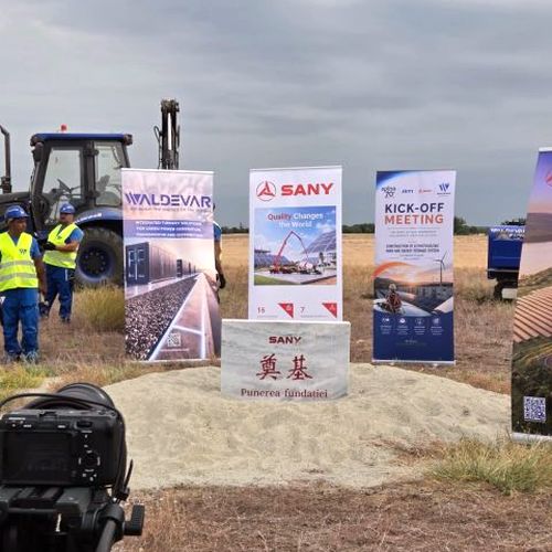 Waldevar și Eptisa încep lucrările la marele proiect hibrid fotovoltaic Sany din Dolj