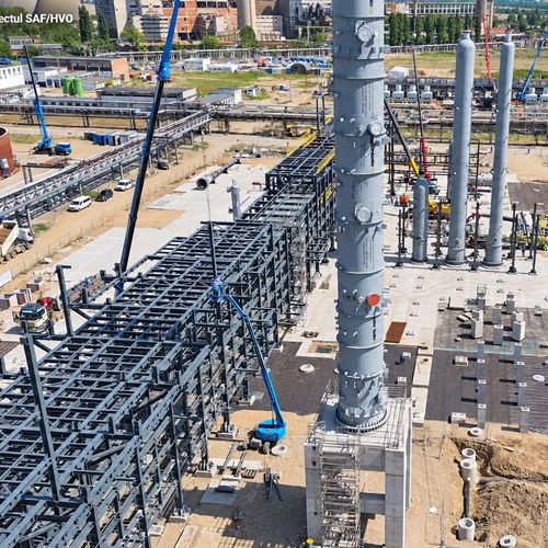 Șantier SAF/HVO Petrobrazi: Kraftanlagen continuă integrarea noilor echipamente
