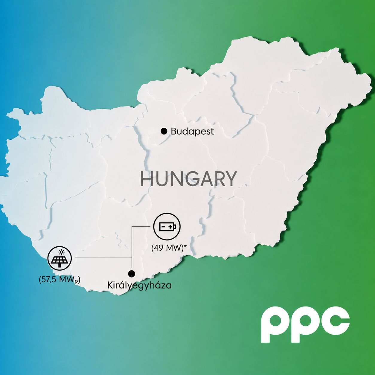 PPC se extinde în Ungaria și preia un parc fotovoltaic de 57,5 MW de la Greenvolt