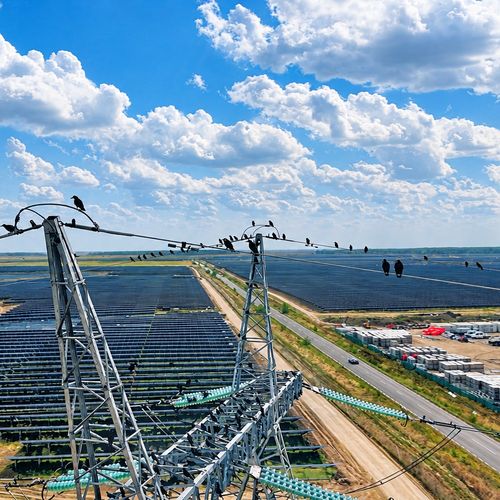 AJ BRAND avansează cu lucrările la noul parc solar hibrid Nofar Energy Corbii Mari
