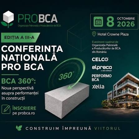 Conferința Pro BCA 2026: O nouă perspectivă asupra performanței în construcții