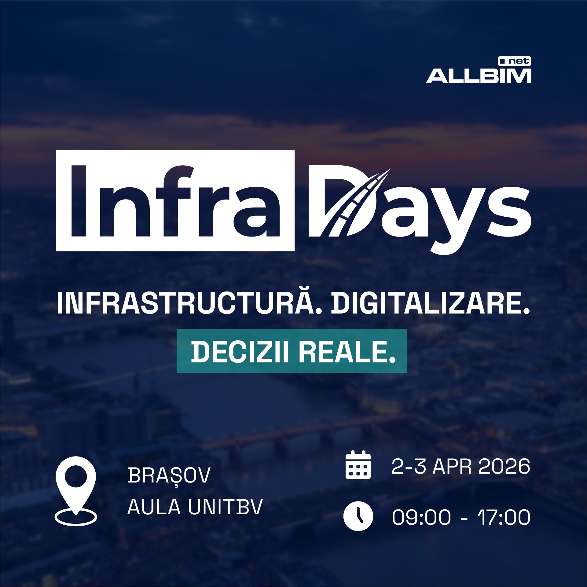 InfraDays 2026 - Digitalizarea în infrastructură: de la cerințe la date utilizabile