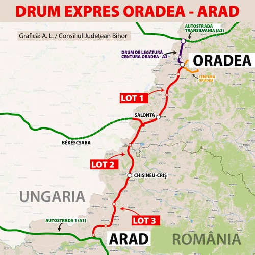 ONUR Taahut și STRACO Holding încep lucrări pregătitoare pe DX Arad-Oradea, Lotul 2
