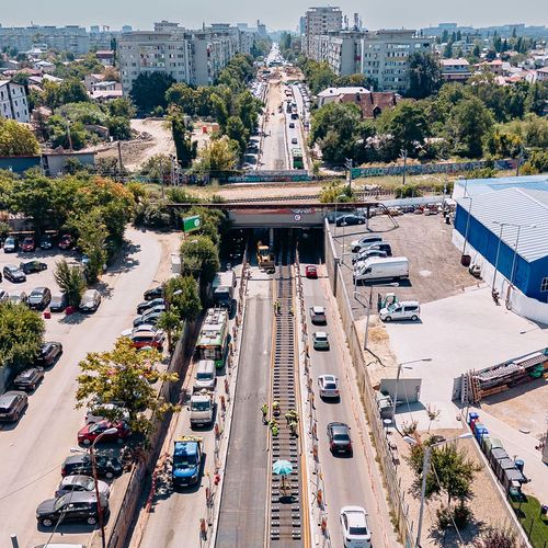 Construcții Erbașu, în avans cu liniile de tramvai de la Podul Constanța și Lacul Tei