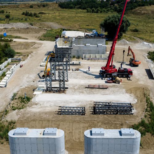 Podul A8 de la Ungheni la 55%: Antreprenorul Ness Proiect montează tablierul metalic