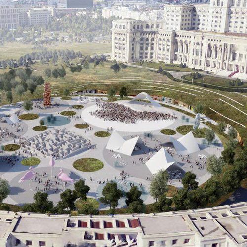 Regenerare urbană Palatul Parlamentului: CGMB aprobă transformarea zonei peisagistice