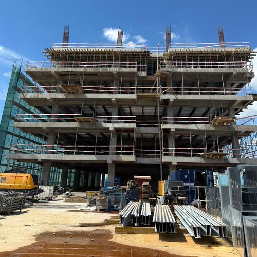 TEHNOCLIMA lucrează la structura noii clădiri AFI Brașov Tower 2 (2S+P+14E)