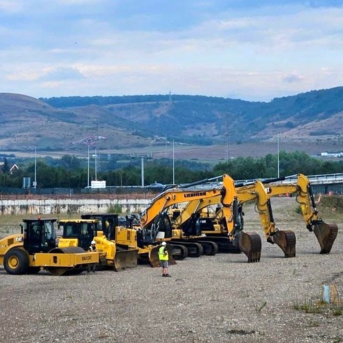 SRU Cluj: CCN Altyapi a pregătit platforma de lucru pentru execuție piloți de 600 mm