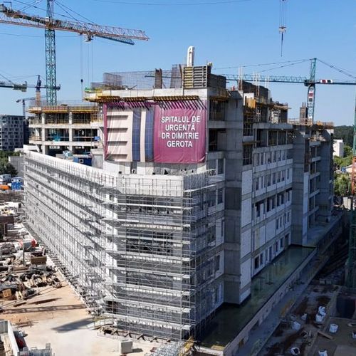 Șantier Spital Dimitrie Gerota: Amfora și Koltek supervizează cu succes lucrările CCN