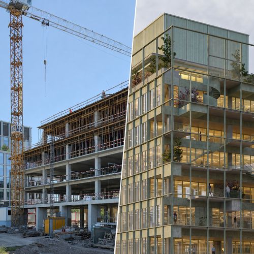 U-Center 3 prinde contur: BOG&amp;#039;ART lucrează la edificarea structurii clădirii de birouri
