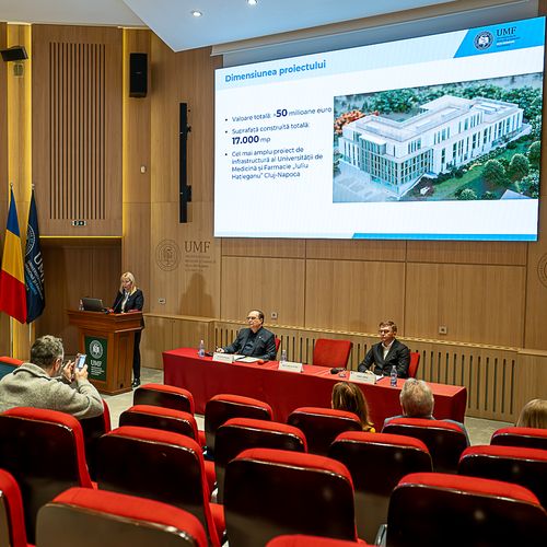 Construcții Erbașu începe construcția Centrului de Cercetare al UMF Iuliu Hațieganu, Cluj